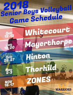 Senior Boys Game Schedule